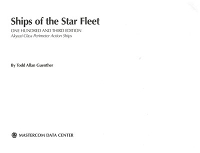 Ships of the Star Fleet: Volume One / Revised