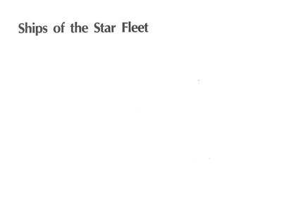 Ships of the Star Fleet: Volume One / Revised