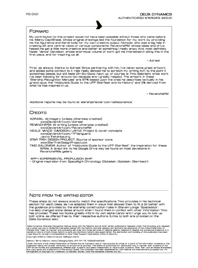 Star Fleet Starship Recognition Manual: DY Sublight Transports
