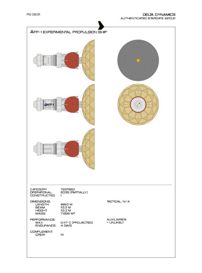 Star Fleet Starship Recognition Manual: DY Sublight Transports