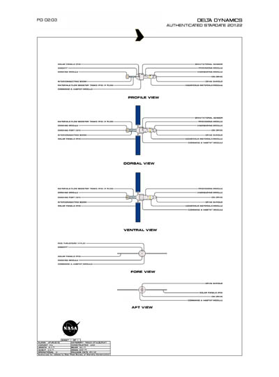 Star Fleet Starship Recognition Manual: Aphrodite Mission Spacecraft
