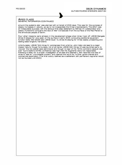 Star Fleet Starship Recognition Manual: DY Sublight Transports