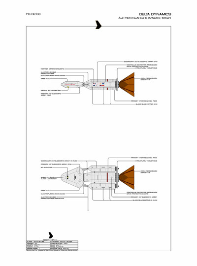 Star Fleet Starship Recognition Manual: Bonaventure Survey Cruiser