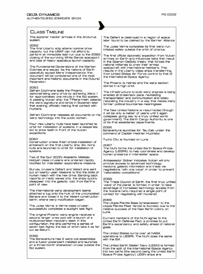 Star Fleet Starship Recognition Manual: Bonaventure Survey Cruiser