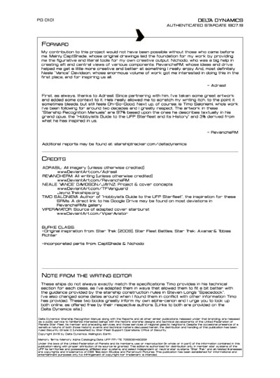 Star Fleet Starship Recognition Manual: Burke Frigates