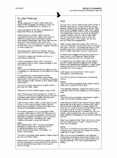 Star Fleet Starship Recognition Manual: Burke Frigates