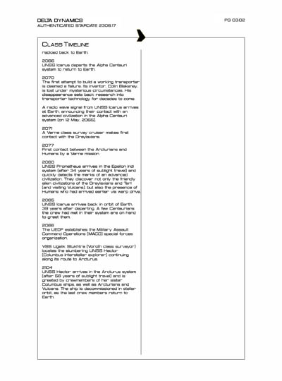 Star Fleet Starship Recognition Manual: TAU: Extrasolar Exploration Vessel