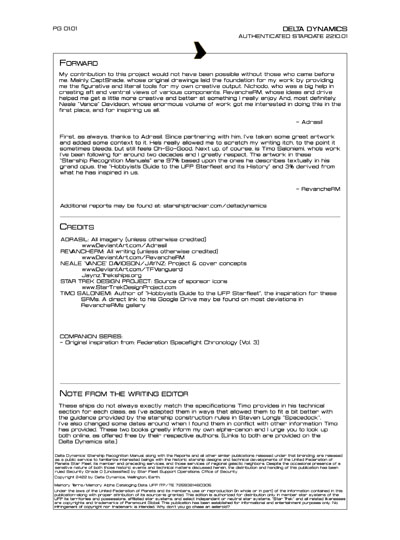 Star Fleet Starship Recognition Manual: DY Sublight Transports