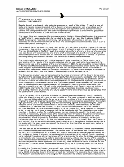 Star Fleet Starship Recognition Manual: DY Sublight Transports