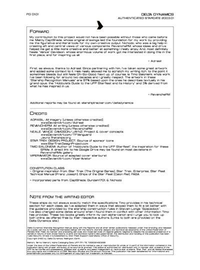 Star Fleet Starship Recognition Manual: Constitution Heavy Cruiser