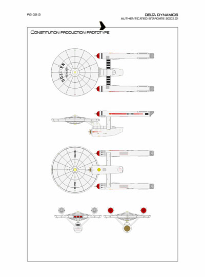 Star Fleet Starship Recognition Manual: Constitution Heavy Cruiser