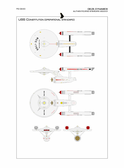 Star Fleet Starship Recognition Manual: Constitution Heavy Cruiser