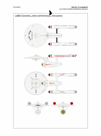 Star Fleet Starship Recognition Manual: Constitution Heavy Cruiser