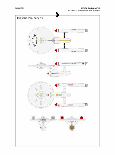 Star Fleet Starship Recognition Manual: Constitution Heavy Cruiser