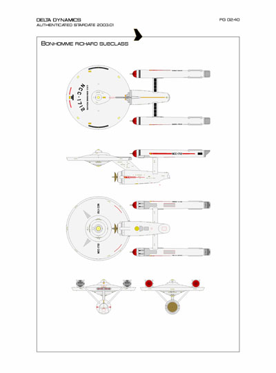 Star Fleet Starship Recognition Manual: Constitution Heavy Cruiser