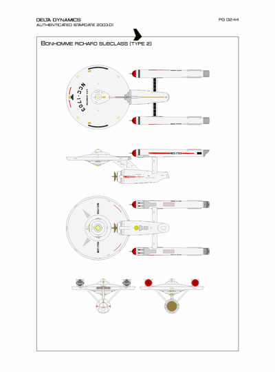 Star Fleet Starship Recognition Manual: Constitution Heavy Cruiser