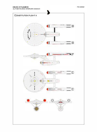 Star Fleet Starship Recognition Manual: Constitution Heavy Cruiser