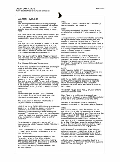 Star Fleet Starship Recognition Manual: Constitution Heavy Cruiser