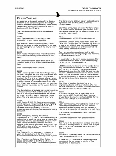 Star Fleet Starship Recognition Manual: Constitution Heavy Cruiser
