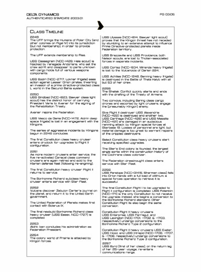 Star Fleet Starship Recognition Manual: Constitution Heavy Cruiser