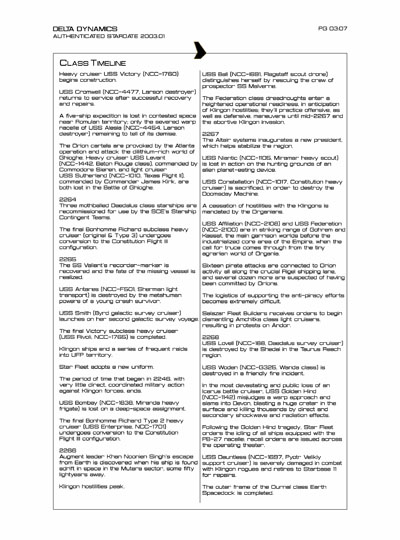 Star Fleet Starship Recognition Manual: Constitution Heavy Cruiser