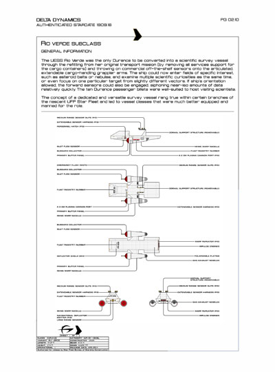 Star Fleet Starship Recognition Manual: Durance Transports