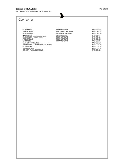 Star Fleet Starship Recognition Manual: Durance Transports
