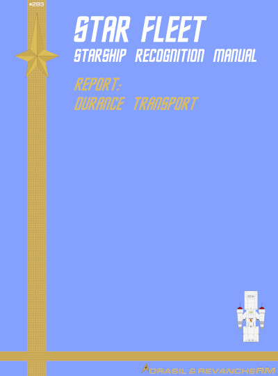 Star Fleet Starship Recognition Manual: Durance Transports