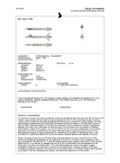 Star Fleet Starship Recognition Manual: DY Sublight Transports