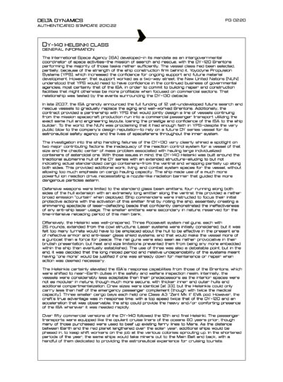 Star Fleet Starship Recognition Manual: DY Sublight Transports