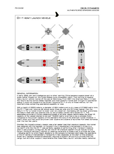 Star Fleet Starship Recognition Manual: DY Sublight Transports