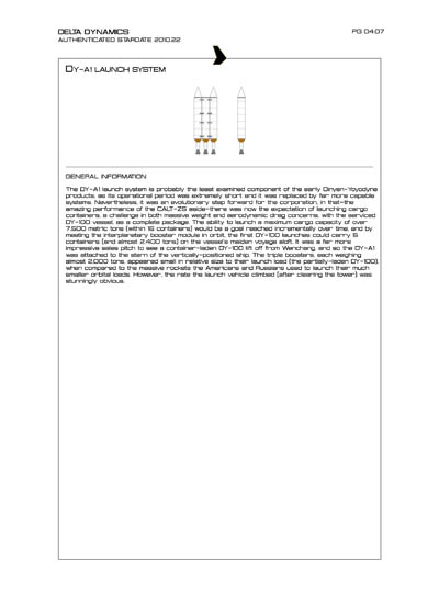 Star Fleet Starship Recognition Manual: DY Sublight Transports