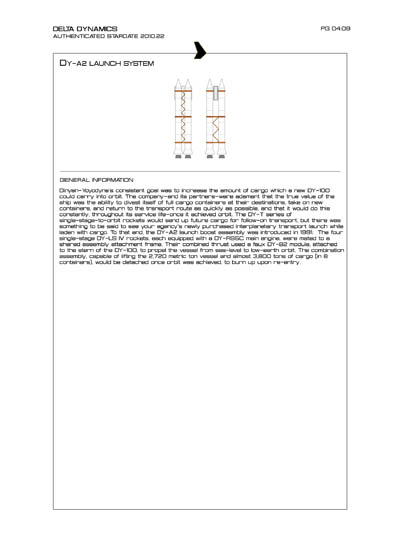 Star Fleet Starship Recognition Manual: DY Sublight Transports