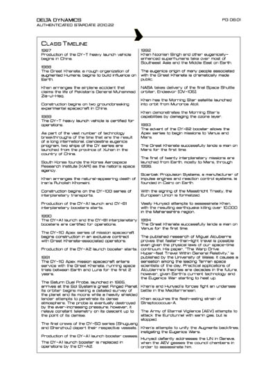 Star Fleet Starship Recognition Manual: DY Sublight Transports