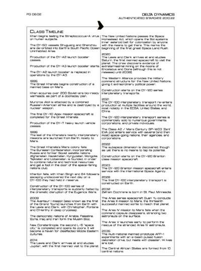 Star Fleet Starship Recognition Manual: DY Sublight Transports