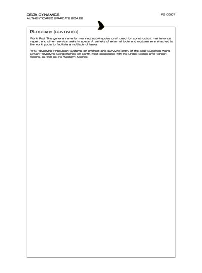 Star Fleet Starship Recognition Manual: Galileo Experimental Propulsion Ship