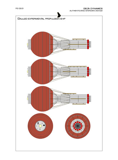 Star Fleet Starship Recognition Manual: Galileo Experimental Propulsion Ship