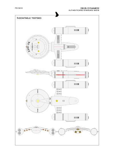 Star Fleet Starship Recognition Manual: Horizon Heavy Cruiser