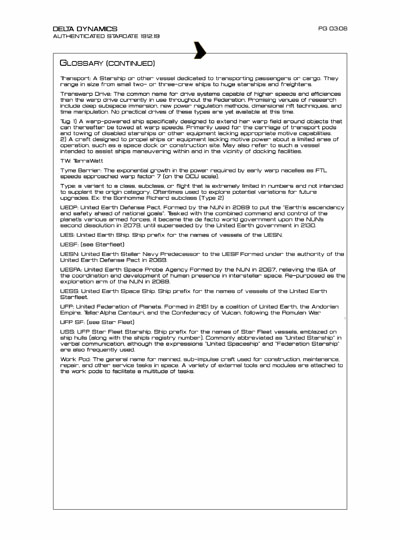 Star Fleet Starship Recognition Manual: Horizon Heavy Cruiser