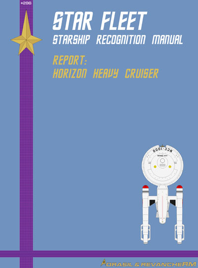 Star Fleet Starship Recognition Manual: Horizon Heavy Cruiser