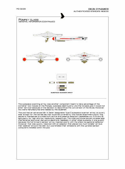 Star Fleet Starship Recognition Manual: Syracuse Destroyers