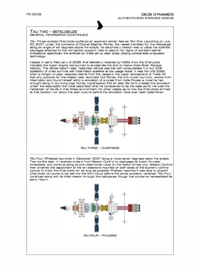 Star Fleet Starship Recognition Manual: TAU: Extrasolar Exploration Vessel