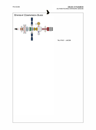 Star Fleet Starship Recognition Manual: TAU: Extrasolar Exploration Vessel