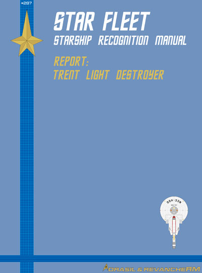 Star Fleet Starship Recognition Manual: Trent Light Destroyer