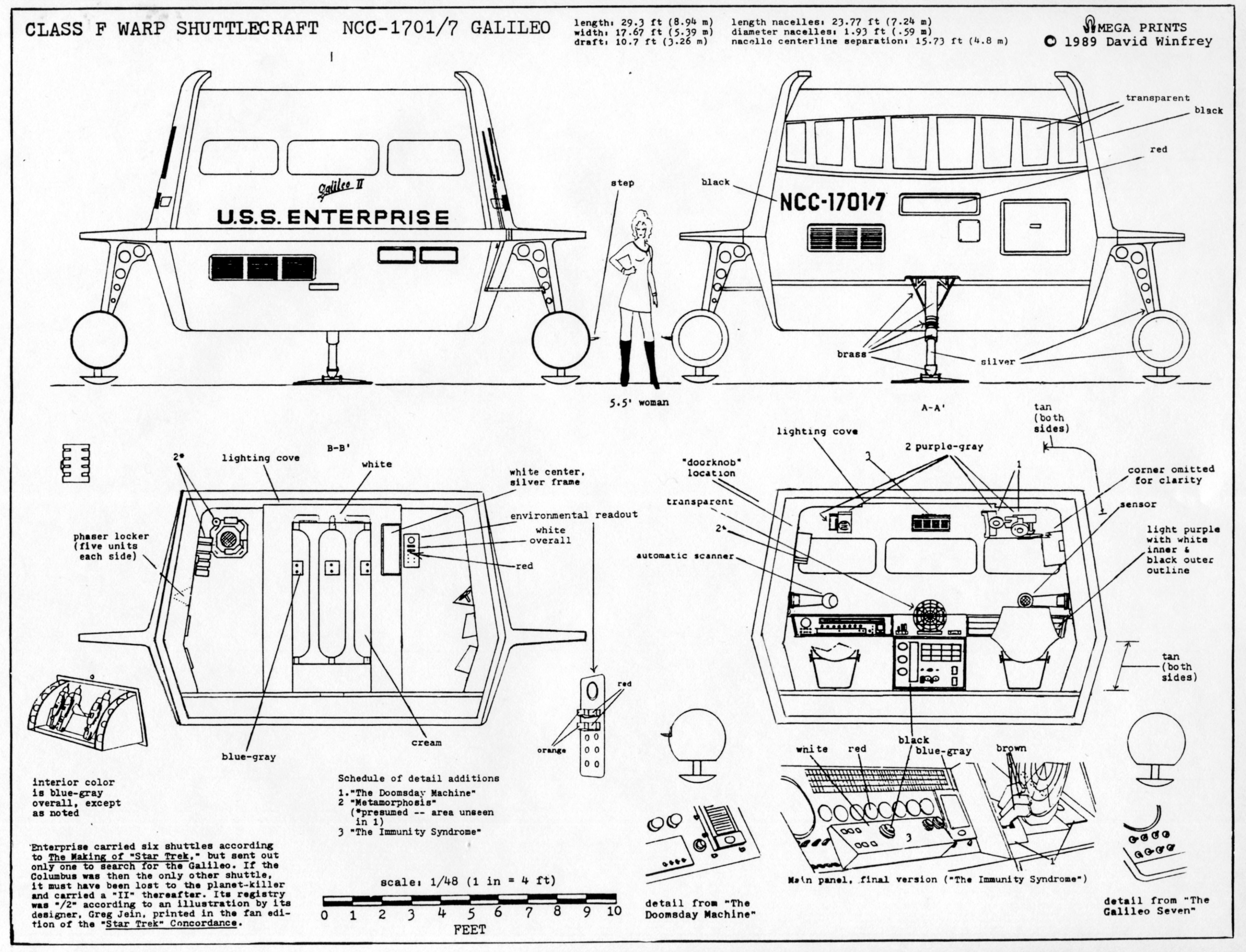 Star Trek Modeler S Blueprints Set One