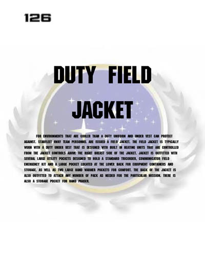 Star Fleet Command Department: Uniform and Field Equipment Identification Guide