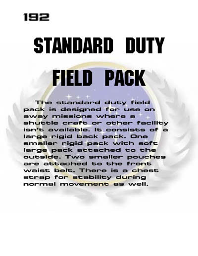 Star Fleet Command Department: Uniform and Field Equipment Identification Guide