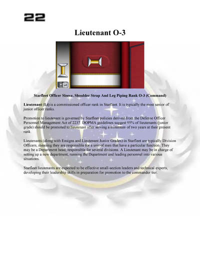 Star Fleet Command Department: Uniform and Field Equipment Identification Guide
