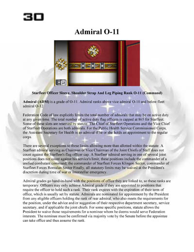 Star Fleet Command Department: Uniform and Field Equipment Identification Guide