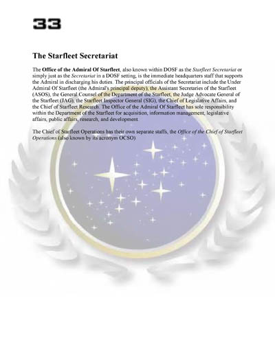 Star Fleet Command Department: Uniform and Field Equipment Identification Guide